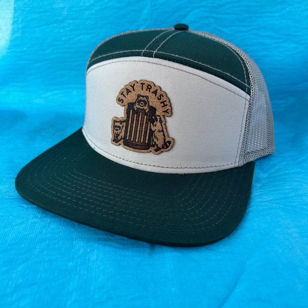 Custom 7 panel trucker hat